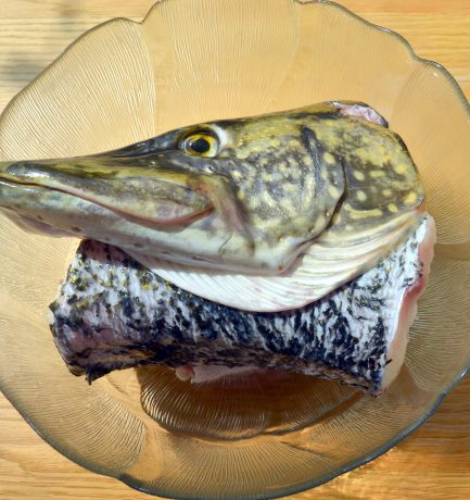 Unverhofft kommt oft! Im Bouquet sogar ein Hecht aus Nachbars Teich! Vielen Dank dafür!