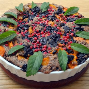 Statement: Minze verzaubert jeden Aprikosenkuchen!