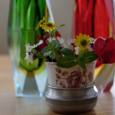 Erster Advent: Plätzchen und Sommerblumen